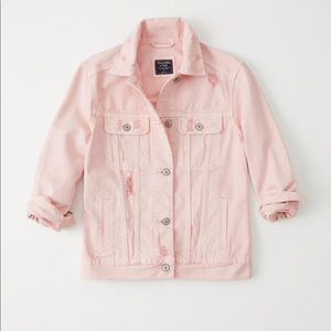 Abercrombie & Fitch Pink Denim Jacket